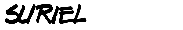 Suriel font preview